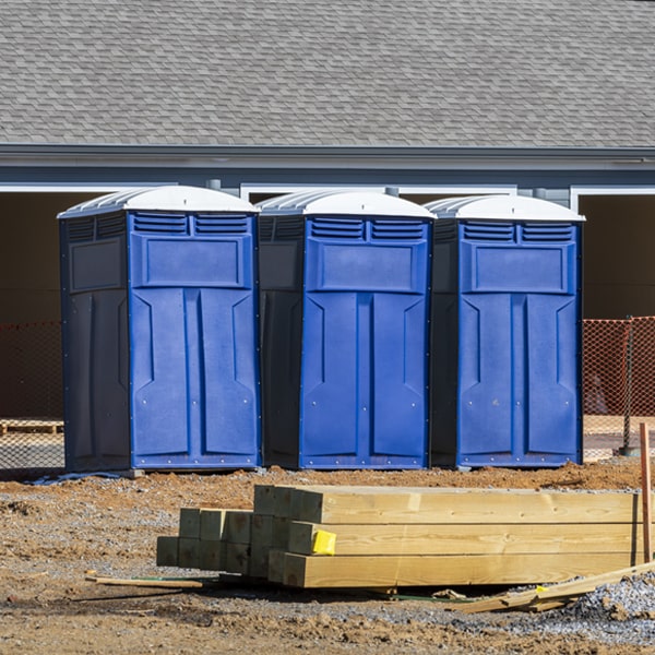 how can i report damages or issues with the portable toilets during my rental period in Brooklyn Connecticut